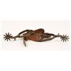 Image 1 : Unmarked Steel Spurs with Old Leather Straps
