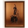 Image 1 : Copper Etching by Ben Black Elk.