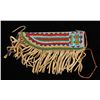 Image 1 : Indian Beaded Leather Knife Sheath and Bag.
