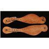 Image 1 : Old Spur Straps Leather Floral Tooled