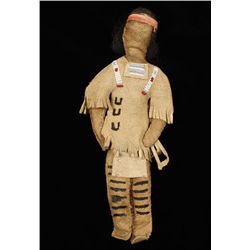 Old West Sioux Indian Child's Female Doll