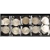 Image 1 : Lot of Ten "Peace" Silver Dollars