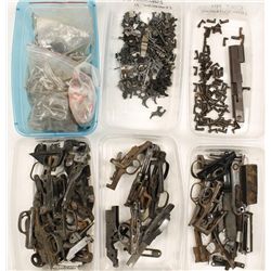Box Lot of Gun Parts
