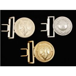 German WWII Officers Belt Buckles