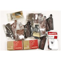 Large lot of holsters