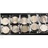 Image 1 : Lot of Ten Silver Peace Dollars