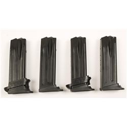 Lot of 4 H&K Model P2000 Mags