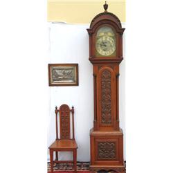 Good quality late Victorian oak cased 8-day Whittington & Westminster chiming...