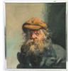 Image 1 : Robert O. Lenkewicz, 1941-2002 - DIOGENES, a head-and-shoulders portrait of a...