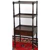 Image 1 : Good quality Regency period rosewood 3-tier whatnot with drawer under, with...