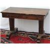Image 1 : Early C19th William IV rosewood library table with 2 frieze drawers, on...