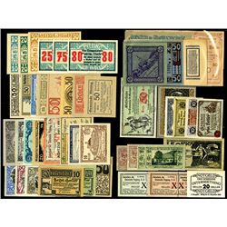 Austria, 1920s, Lot of 200+ Local Notgeld