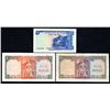 Image 2 : Central Bank of Ceylon, 1952-54, Trio of Issued Banknotes