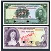 Image 1 : Banco De La Republica, 1971 & 1972 Specimen Banknote Pair.