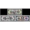 Image 1 : Banco Central Del Ecuador, 1966-1980 Specimen "TDLR"  Banknote Trio.