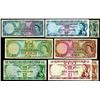 Image 1 : Government of Fiji, 1957-74, Lot of 9 Issued Banknotes