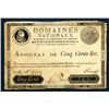 Image 1 : Assignats, Domaines Nationaux, 1790 Issue.