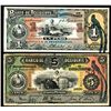 Image 1 : Banco de Occidente, 1914-19, Pair of Issued Banknotes