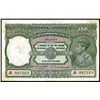 Image 1 : Reserve Bank of India, ND (1943) "Calcutta" Issue Banknote.