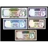 Image 1 : Central Bank of Kuwait, Law #32 of 1968, First ND Issue Set of 5 Notes.