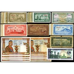 Banque Nationale du Laos, 1957, Group of 50+