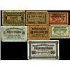 Image 1 : Darlehnskassenschein, 1916-18, WWI Occupation, Set of 7 Issued Banknotes