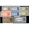 Image 1 : Democratic Federation of Yugoslavia, 1944, Group of 8 Issued Banknotes