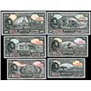 Image 1 : State Bank of Ethiopia 1945 Specimen Banknote Set of 6 Banknote.