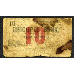 Chicopee Bank, 1862 Scrip Note.