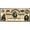 Image 1 : CSA, February 1864 Issued Banknote with "In Memoriam" Overprint on Back.