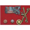 Image 4 : Civil War Badges, Buckles, and Pins.