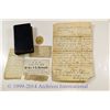 Image 2 : Miniature Civil War Bible and Civil War Letter.