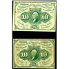 Image 1 : First Issue 10 Cent Fractional Pairing.