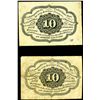Image 2 : First Issue 10 Cent Fractional Pairing.