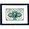 Image 1 : First Issue, 10 Cents, Uniface Wide Margin Front Specimen, Fr.1243spwmf.