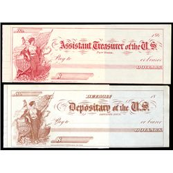Civil War Era Military Check Pair.