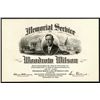 Image 1 : Woodrow Wilson Memorial Service Card.