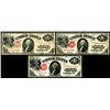 Image 1 : Trio of U.S. Large Size $1 Legal Tender Notes. 1923.