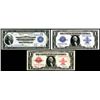 Image 1 : Trio of U.S. Large Size $1 Notes. 1918, 1923.