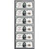 Image 1 : Uncut Sheet of Six Alexander City, Alabama Small Size Nationals. $5 1929 Type 2, First National Bank