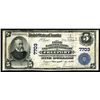 Image 1 : Number 1 Freeport National. Freeport, New York. $5 1902PB. First National Bank and Trust Company of 