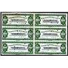 Image 1 : Uncut Sheet of Pittsburgh Clearing House Certificates.