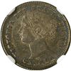 Image 1 : Canada, 1858 10c, NGC graded AU 58.