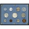 Image 2 : Coins of Israel, 1949-54, Set of 11 in Capital Holder