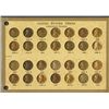 Image 10 : Flying Eagle, Indian, and Lincoln Cents in a Brown Wayte Raymond Holder.