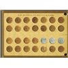 Image 13 : Flying Eagle, Indian, and Lincoln Cents in a Brown Wayte Raymond Holder.