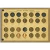 Image 6 : Flying Eagle, Indian, and Lincoln Cents in a Brown Wayte Raymond Holder.