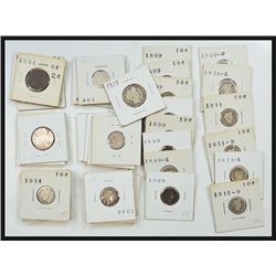 Barber Dime Assortment and Others.