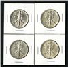 Image 1 : EF-AU Walking Liberty Half Dollars. 1940s.
