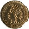 Image 1 : 1863 Copper Nickel Cent AU details.